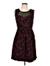 En Focus Studio Paisley Burgundy Cocktail Dress Size 14 (estimated) - photo 1