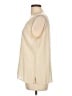 Eileen Fisher 100% Silk Ivory Sleeveless Silk Top Size L - photo 5