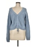 J for Justify 100% Acrylic Blue Cardigan Size M - photo 1