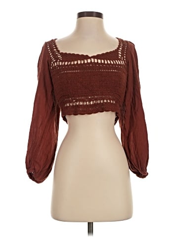 Free People 3/4 Sleeve Blouse (view 1)