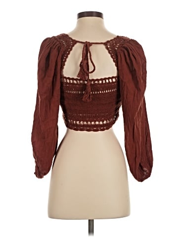 Free People 3/4 Sleeve Blouse (view 2)
