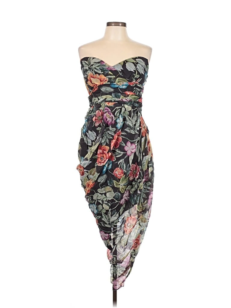 Pre-owned Bhldn Cocktail Dress In Black