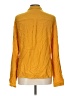Guess 100% Rayon Yellow Long Sleeve Button-Down Shirt Size L - photo 2
