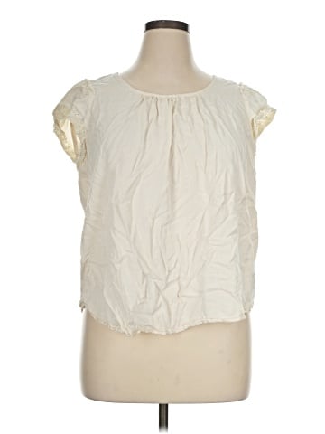 LC Lauren Conrad Short Sleeve Blouse (view 1)