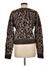 A.L.C. Animal Print Brown Wool Pullover Sweater Size M - photo 2