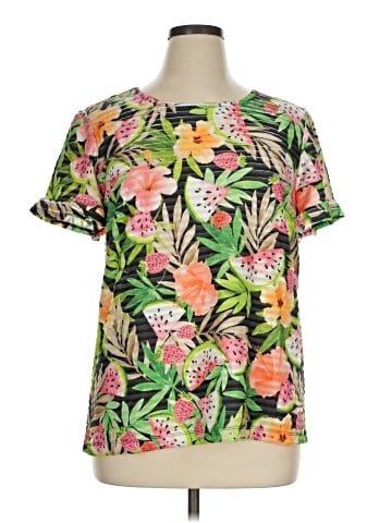 Allison Daley Short Sleeve Blouse (view 1)