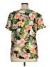 Allison Daley 100% Polyester Tropical Green Short Sleeve Blouse Size XL - photo 2