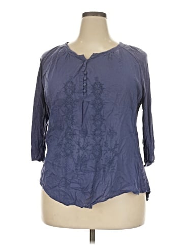 Nine West Vintage America 3/4 Sleeve Blouse (view 1)