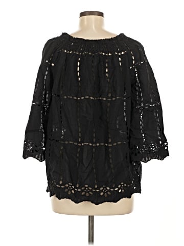 INC International Concepts 3/4 Sleeve Blouse (view 2)