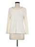 Alia Ivory Long Sleeve T-Shirt Size Med Petite - photo 1