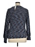 Nic + Zoe Tweed Blue Pullover Sweater Size XL - photo 2