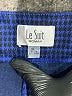 Le Suit Houndstooth Blue Casual Pants Size 18 - photo 4