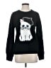 Karl Lagerfeld Paris 100% Acrylic Graphic Black Pullover Sweater Size S - photo 1