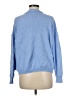 Shein 100% Polyester Solid Blue Pullover Sweater Size M - photo 2