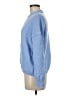 Shein 100% Polyester Solid Blue Pullover Sweater Size M - photo 5
