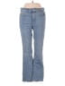 Zara Hearts Blue Jeans Size 6 - photo 1