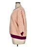 Pilcro 100% Cotton Stripes Orange Pullover Sweater Size XL - photo 5