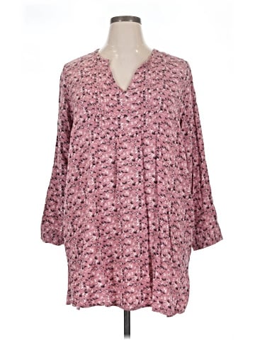 Ulla Popken 3/4 Sleeve Blouse (view 1)
