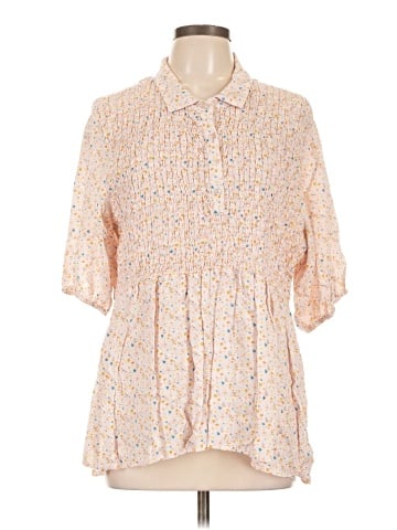 Evy's Tree 3/4 Sleeve Button-Down Shirt (view 1)