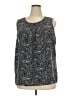 Cj Banks 100% Polyester Black Tank Top Size 2X - photo 1