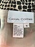 Casual Corner 100% Silk Animal Print Brown Silk Skirt Size 6 - photo 4