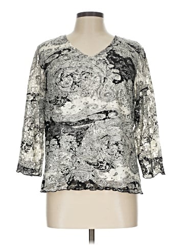 Laura Ashley 3/4 Sleeve Blouse (view 1)