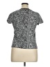 Sigrid Olsen Silver Short Sleeve Top Size XL - photo 2