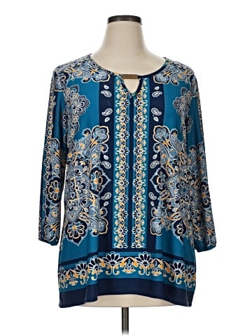 New Directions 3/4 Sleeve Blouse (view 1)