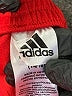 Adidas 100% Polyester Red Athletic Shorts Size 14 - 16 - photo 3