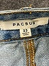 PacSun 100% Cotton Blue Denim Skirt Size 23 waist - photo 4