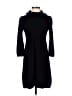 J.Crew Solid Black Casual Dress Size S - photo 1