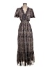 Max Studio 100% Polyester Paisley Purple Casual Dress Size XS - photo 1