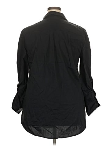 NY&C 3/4 Sleeve Button-Down Shirt (view 2)
