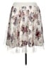 Torrid 100% Polyester Floral Ivory Casual Skirt Size 1X - 2X Plus (1) - photo 2