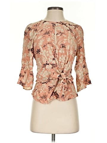 Topshop 3/4 Sleeve Blouse (view 1)