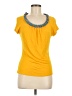 Etcetera Yellow Short Sleeve Top Size M - photo 1