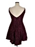 B. Smart 100% Polyester Stars Burgundy Cocktail Dress Size 15 - photo 2