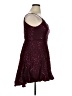 B. Smart 100% Polyester Stars Burgundy Cocktail Dress Size 15 - photo 4
