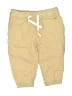 Baby Gap 100% Cotton Solid Tan Khakis Size 6-12 mo - photo 1