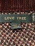 Love Tree 100% Acrylic Animal Print Burgundy Pullover Sweater Size L - photo 7