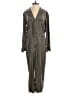 Express Metallic Gray Jumpsuit Size S (petite) - photo 1
