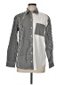 DKNY Silver Long Sleeve Polo Size M (estimated) - photo 1