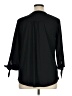 Como Black Black 3/4 Sleeve Blouse Size XL - photo 2