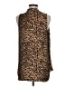 Vince Camuto 100% Polyester Animal Print Brown Sleeveless Blouse Size M - photo 2