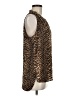 Vince Camuto 100% Polyester Animal Print Brown Sleeveless Blouse Size M - photo 4