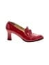 Saks Fifth Avenue 100% Leather Red Heels Size 8 1/2 - photo 1