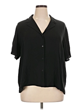 Eileen Fisher Short Sleeve Silk Top