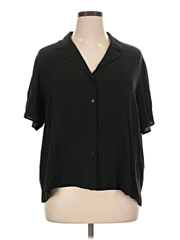 Eileen Fisher Short Sleeve Silk Top (view 1)
