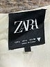 Zara Plaid Ivory Coat Size L - photo 6