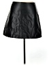 Gap Solid Black Faux Leather Skirt Size 6 - photo 1